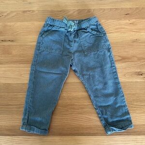 Boutchou Stylish Kids' Striped Pants Green